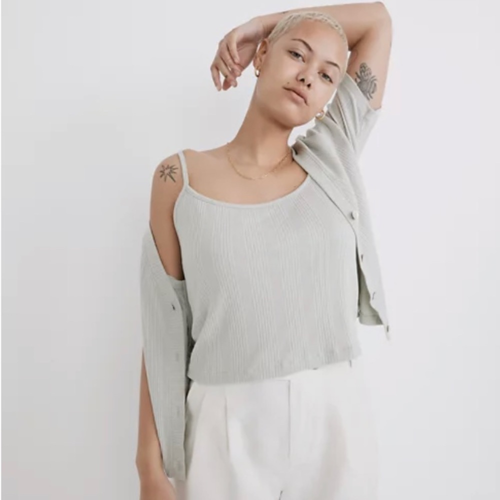 Madewell NWOT Cardigan & Cami set